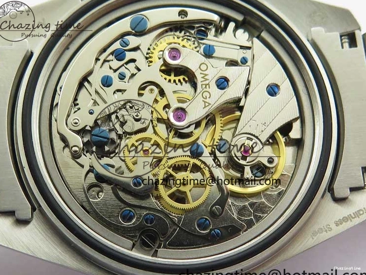 0211 Speedmaster SS Snoopy Apollo OMF Best Edition White Dial on SS Bracelet Venus EasyCare 7877